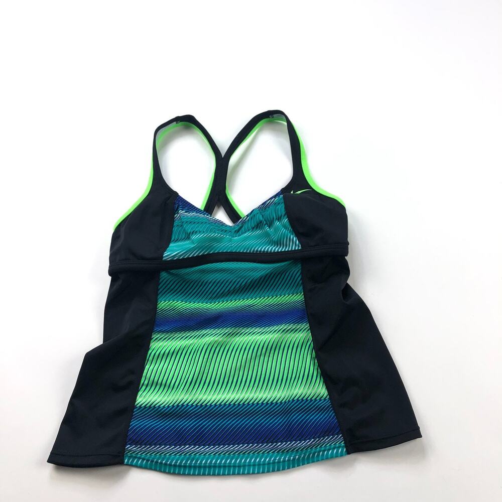 Nike Small Tankini Swim Padded Womens Beach Swimwear Strap Top
